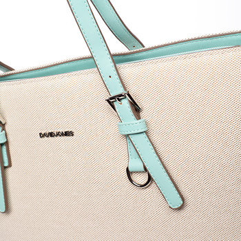 Dámská mentolová kabelka - David Jones Barbara