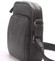 Luxusní pánská kožená taška přes rameno černá - Hexagona Carlos