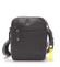 Luxusní pánská kožená taška přes rameno černá - Hexagona Carlos
