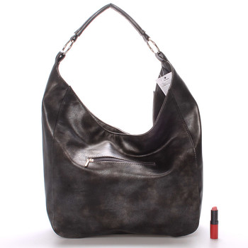 Dámská elegantní kabelka přes rameno grafitová - Delami Anna