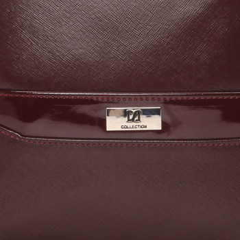 Dámská lakovaná kabelka vínová - Filmark Samanta