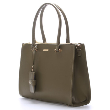 Luxusní dámská kabelka khaki - David Jones Nevada