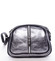 Dámská kožená crossbody kabelka stříbrná - ItalY Nadia