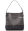 Dámská kožená kabelka přes rameno šedá - ItalY Miriam
