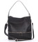 Dámská kožená kabelka přes rameno černá - ItalY Miriam