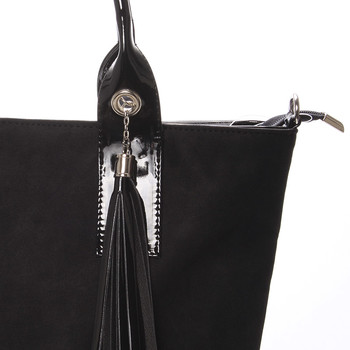 Dámská elegantní kabelka přes rameno černá - Delami Brigitte