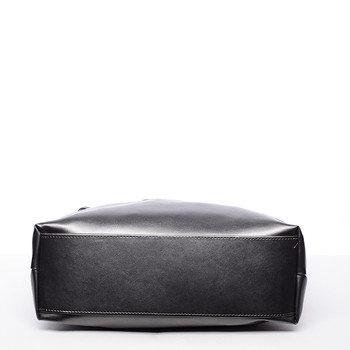 Elegantní velká dámská kabelka černá - Carine Aurelie