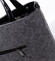 Dámská filcová kabelka šedá - Carine Danielle