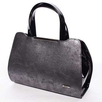 Elegantní kabelka do ruky grafitovo černá - Maggio Helene