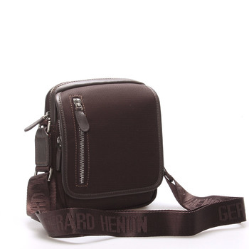 Pánská taška přes rameno na doklady hnědá - Gerard Henon Andre