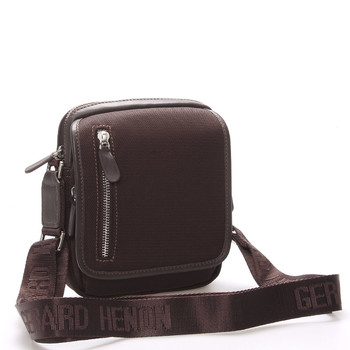 Pánská taška přes rameno na doklady hnědá - Gerard Henon Andre