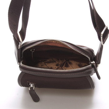 Pánská taška přes rameno na doklady hnědá - Gerard Henon Andre