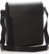 Pánská kožená taška přes rameno černá - Gerard Henon Bernard