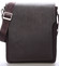 Pánská kožená taška přes rameno hnědá - Gerard Henon Bernard