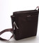 Pánská kožená taška přes rameno hnědá - Gerard Henon Bernard