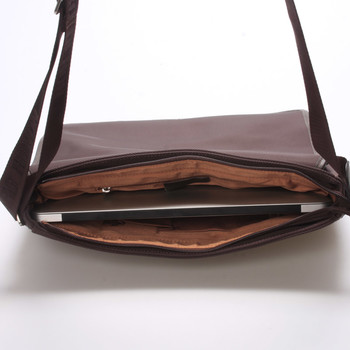 Pánská elegantní taška přes rameno hnědá - Gerard Henon Laurent
