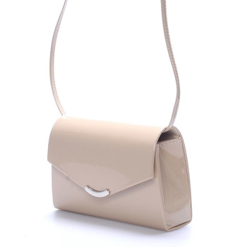 Dámské psaníčko béžové lakované - Delami Viollette