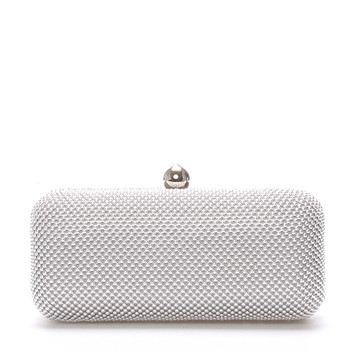 Dámské psaníčko stříbrné perleťové - Delami Clare