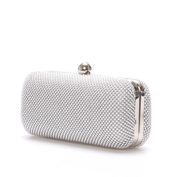 Dámské psaníčko stříbrné perleťové - Delami Clare