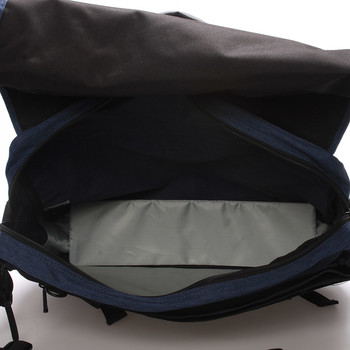 Látková pánská taška přes rameno modrá - Enrico Benetti 4548