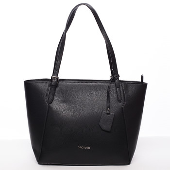 Dámská střední kabelka přes rameno černá - David Jones Bernice