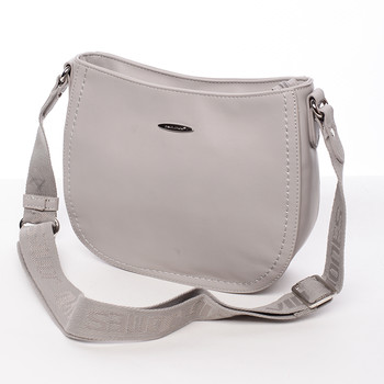 Dámská crossbody kabelka šedá - David Jones Caress