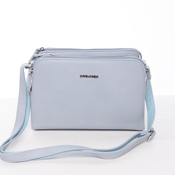 Dámská crossbody kabelka světle modrá - David Jones Amity