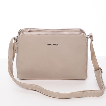 Dámská crossbody kabelka camel - David Jones Amity