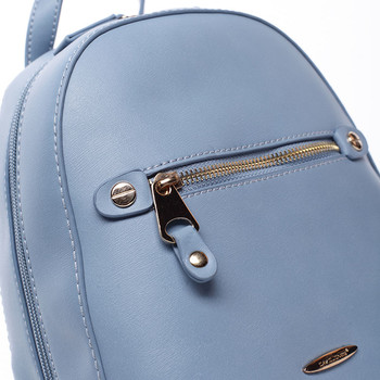 Dámský módní batůžek modrý - David Jones Lucette