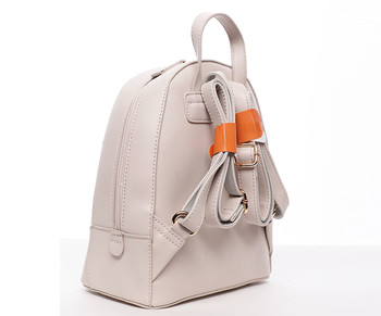 Dámský módní batůžek béžový - David Jones Lucette