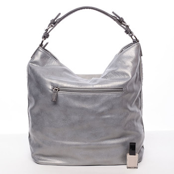 Dámská velká kabelka přes rameno šedá - David Jones Faunia