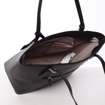 Dámská střední kabelka přes rameno černá - David Jones Bernice