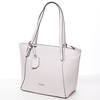 Dámská střední kabelka přes rameno krémově šedá - David Jones Bernice