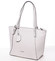 Dámská střední kabelka přes rameno krémově šedá - David Jones Bernice