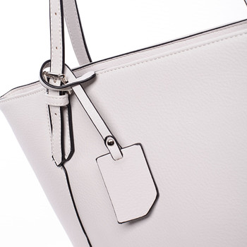 Dámská střední kabelka přes rameno krémově šedá - David Jones Bernice