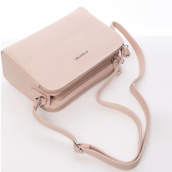 Dámská crossbody kabelka růžová - David Jones Amity