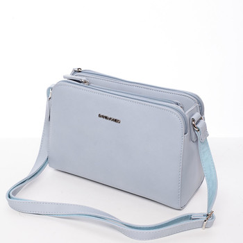 Dámská crossbody kabelka světle modrá - David Jones Amity