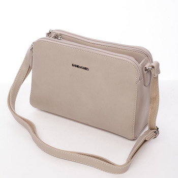 Dámská crossbody kabelka camel - David Jones Amity