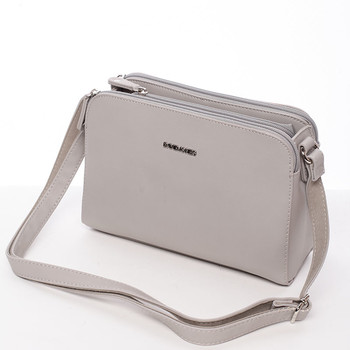 Dámská crossbody kabelka šedá - David Jones Amity