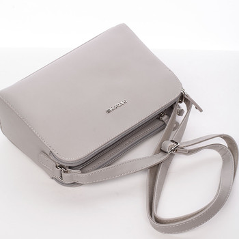Dámská crossbody kabelka šedá - David Jones Amity