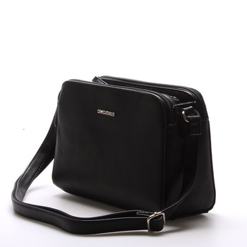 Dámská crossbody kabelka černá - David Jones Amity