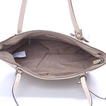 Dámská střední kabelka přes rameno camel - David Jones Bernice