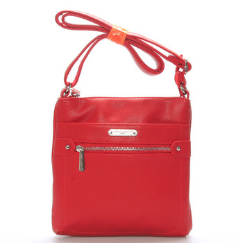 Dámská crossbody kabelka červená - David Jones Diannah