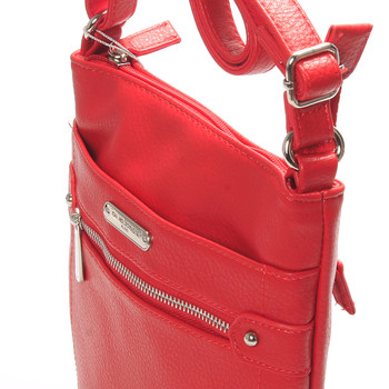 Dámská crossbody kabelka červená - David Jones Diannah