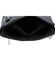 Dámská kožená crossbody kabelka černá - ItalY M0131
