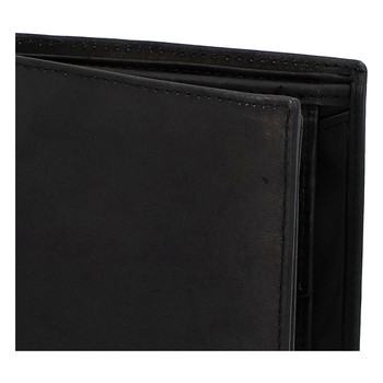 Pánská kožená peněženka černá - Diviley Marek
