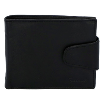 Pánská kožená peněženka černá - Delami 11816A