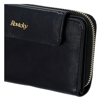 Dámská kožená peněženka černá - Rovicky 8808