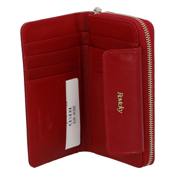 Dámská kožená peněženka červená - Rovicky 8808