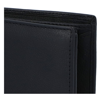 Kožená pánská černá peněženka - ItParr